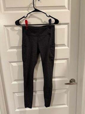 lululemon athletica mixed gray fast and free leggings